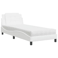 Giroletto senza Materasso Zadar Bianco 90x190 cm in Similpelle 3208832