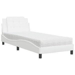 Giroletto senza Materasso Zadar Bianco 90x190 cm in Similpelle 3208832