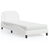 Giroletto senza Materasso Zadar Bianco 90x190 cm in Similpelle 3208832