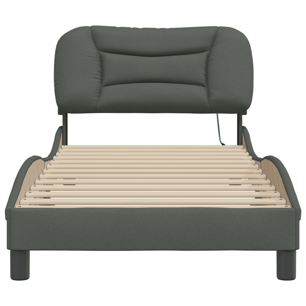 Giroletto con LED senza Materasso Hvar 80x200 cm Tessuto 3213663