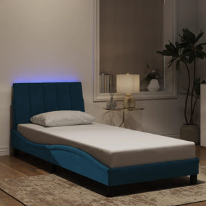 Giroletto con Luci LED Blu 90x200 cm in Vellutocod mxl 91005