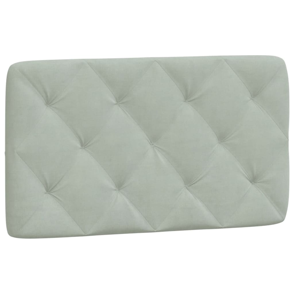 Giroletto con LED senza Materasso Grigio Chiaro 80x200 cm in Velluto 3213819