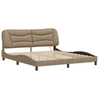 Giroletto con LED senza Materasso Hvar Cappuccino 180x200 cm 3213952