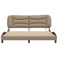 Giroletto con LED senza Materasso Hvar Cappuccino 180x200 cm 3213952