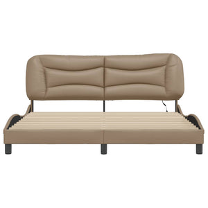 Giroletto con LED senza Materasso Hvar Cappuccino 180x200 cm 3213952