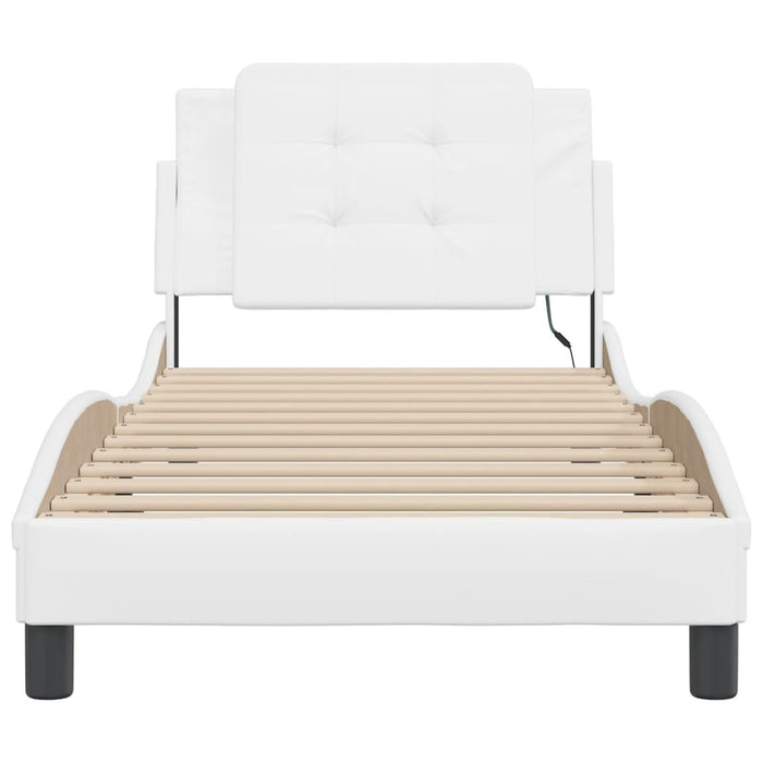 Giroletto con LED senza Materasso Zadar Bianco 100x200 cm 3214090