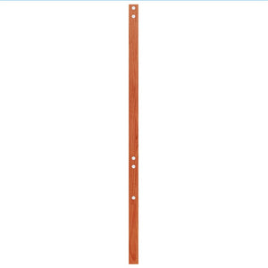 Testiera Marrone Cera 100 cm in Legno Massello di Pino 844238