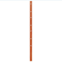 Testiera Marrone Cera 100 cm in Legno Massello di Pino 844321