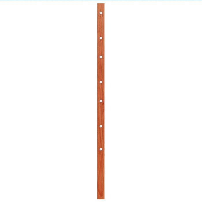 Testiera Marrone Cera 100 cm in Legno Massello di Pino 844321