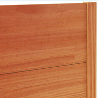 Testiera Marrone Cera 160 cm in Legno Massello di Pino 844326