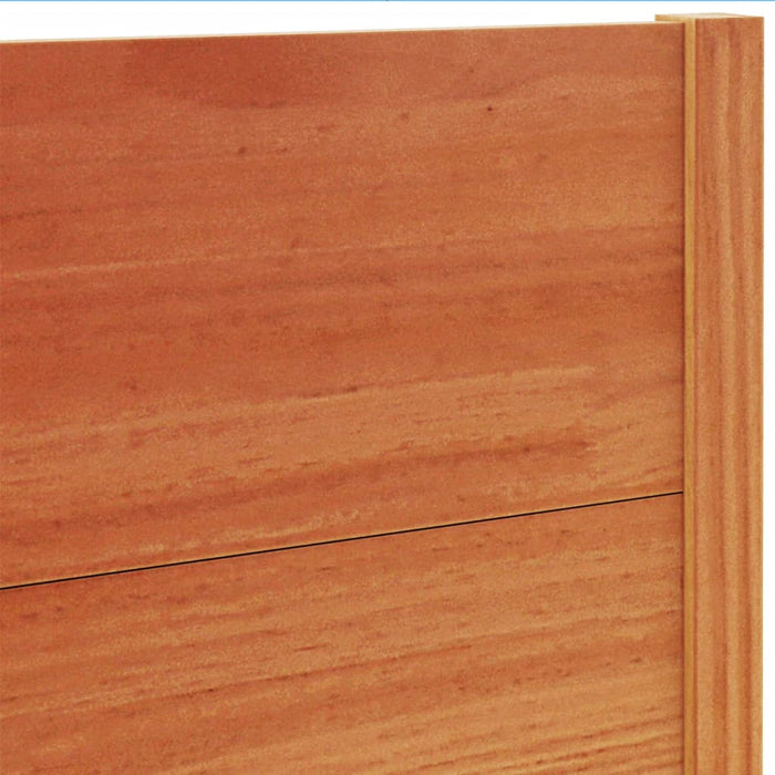 Testiera Marrone Cera 160 cm in Legno Massello di Pino 844326