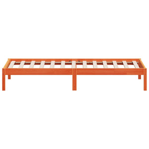 Dormeuse senza Materasso Marrone Cera 90x200 cm Legno di Pino