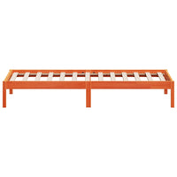 Dormeuse senza Materasso Marrone Cera 90x200 cm Legno di Pino 844405