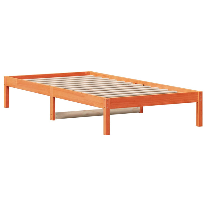 Dormeuse senza Materasso Marrone Cera 90x200 cm Legno di Pino