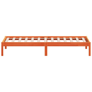 Dormeuse senza Materasso Marrone Cera 80x200 cm Legno di Pino