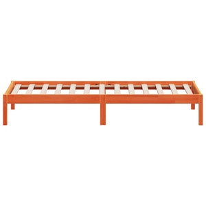 Dormeuse senza Materasso Marrone Cera 90x190 cm Legno di Pino