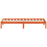 Dormeuse senza Materasso Marrone Cera 90x190 cm Legno di Pino 844407