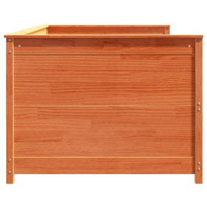 Dormeuse senza Materasso Marrone Cera 100x200 cm Legno di Pino 844437