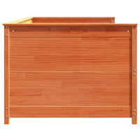 Dormeuse senza Materasso Marrone Cera 90x200 cm Legno di Pino 844438