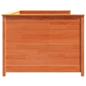 Dormeuse senza Materasso Marrone Cera 80x200 cm Legno di Pino 844439