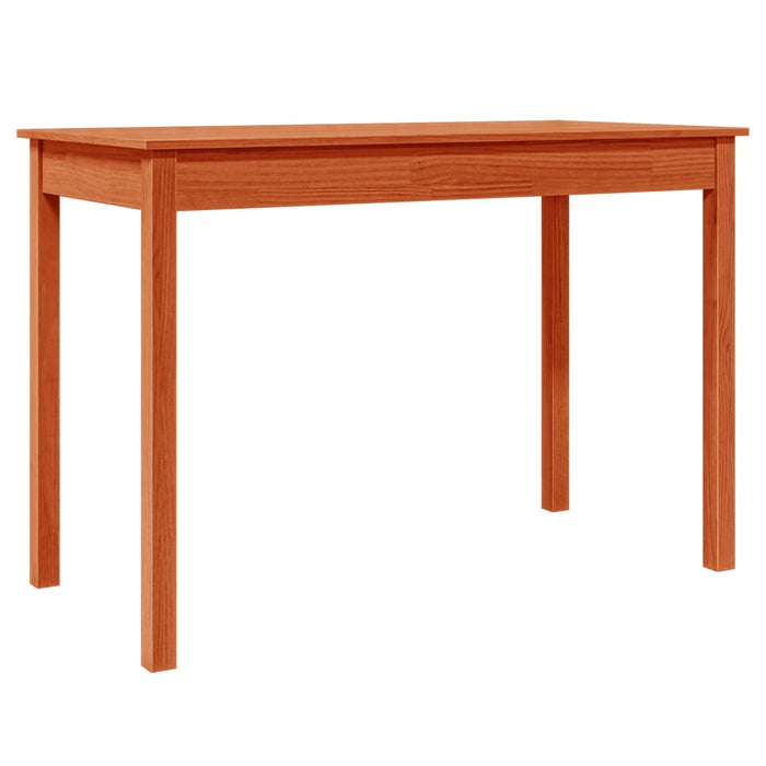 Tavolo da Pranzo Marrone Cera 110x55x75 cm Legno Massello Pino 844467