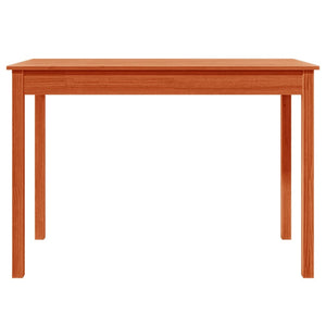 Tavolo da Pranzo Marrone Cera 110x55x75 cm Legno Massello Pino 844467