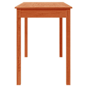 Tavolo da Pranzo Marrone Cera 110x55x75 cm Legno Massello Pino 844467