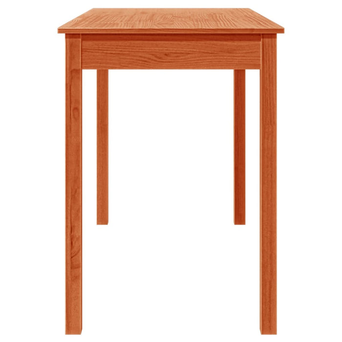 Tavolo da Pranzo Marrone Cera 110x55x75 cm Legno Massello Pino 844467
