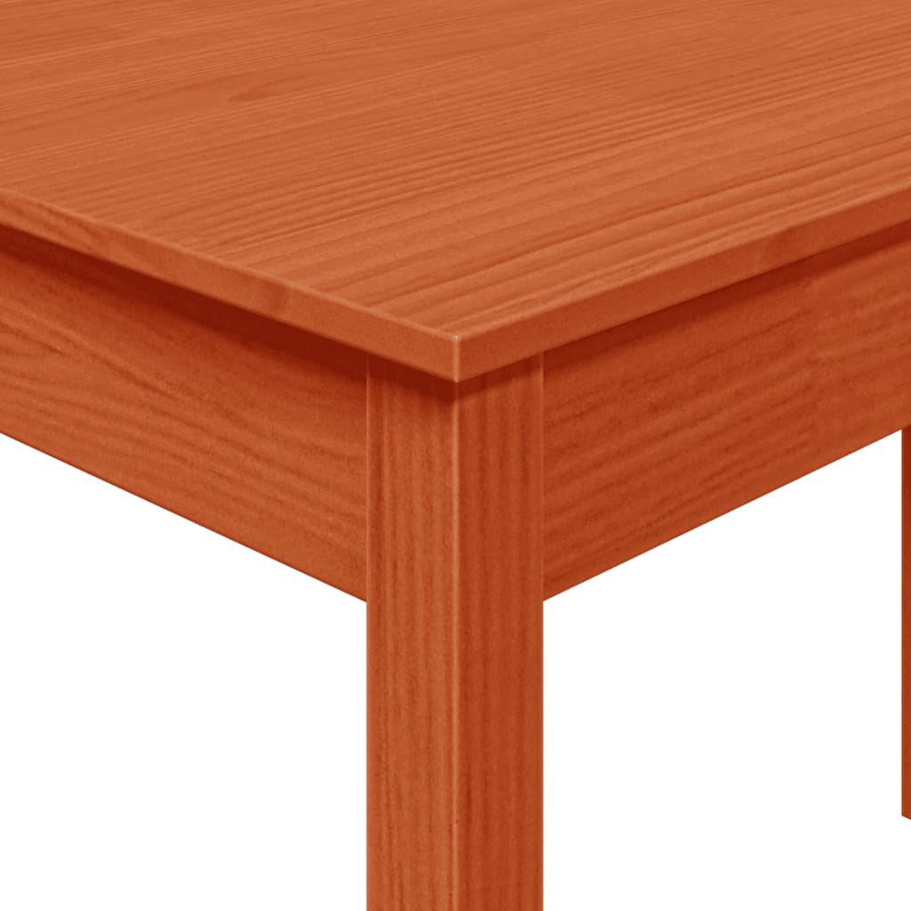 vidaXL Tavolo da Pranzo Marrone Cera 110x55x75 cm Legno Massello Pino