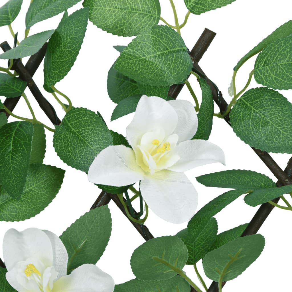 vidaXL Traliccio Edera Artificiale Espandibile Verde 180x30 cm