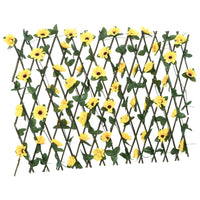 Traliccio Edera Artificiale Espandibile 5pz Giallo 180x60 cm 366599