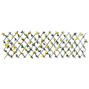 Traliccio Edera Artificiale Espandibile 5pz Giallo 180x60 cm 366599
