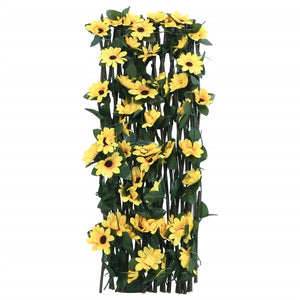 Traliccio Edera Artificiale Espandibile 5pz Giallo 180x60 cm 366599