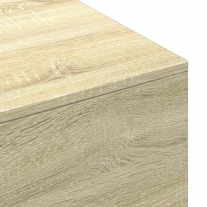 Tavolino Rovere Sonoma 100x49,5x31 cm in Legno Multistrato