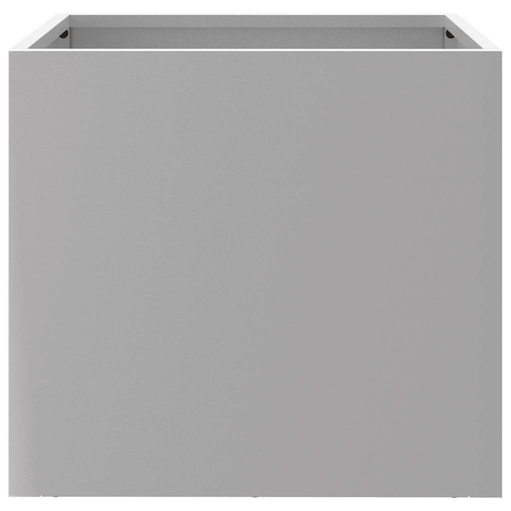 Fioriere 2pz Argento 32x30x29 cm in Acciaio Zincato 841546