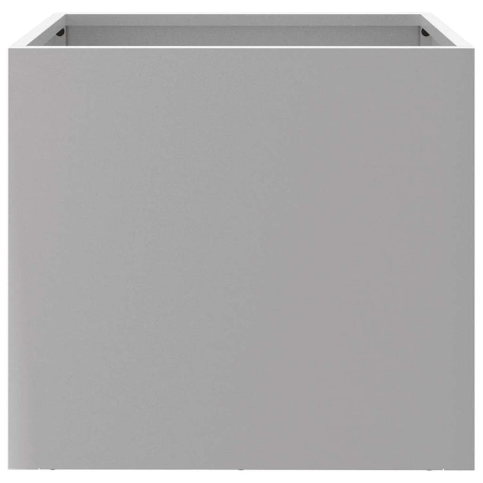 Fioriere 2pz Argento 32x30x29 cm in Acciaio Zincato 841546