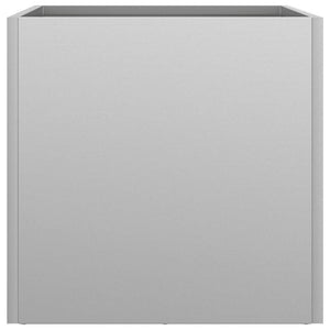 Fioriere 2pz Argento 32x30x29 cm in Acciaio Zincato 841546