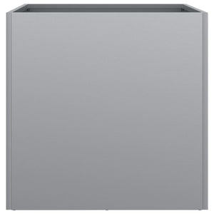 Vassoio per fioriera aiuola rialzata piante fiori terrazza giardino argento 42 x 40 x 39 cm acciaio zincato Argento 02_0038068