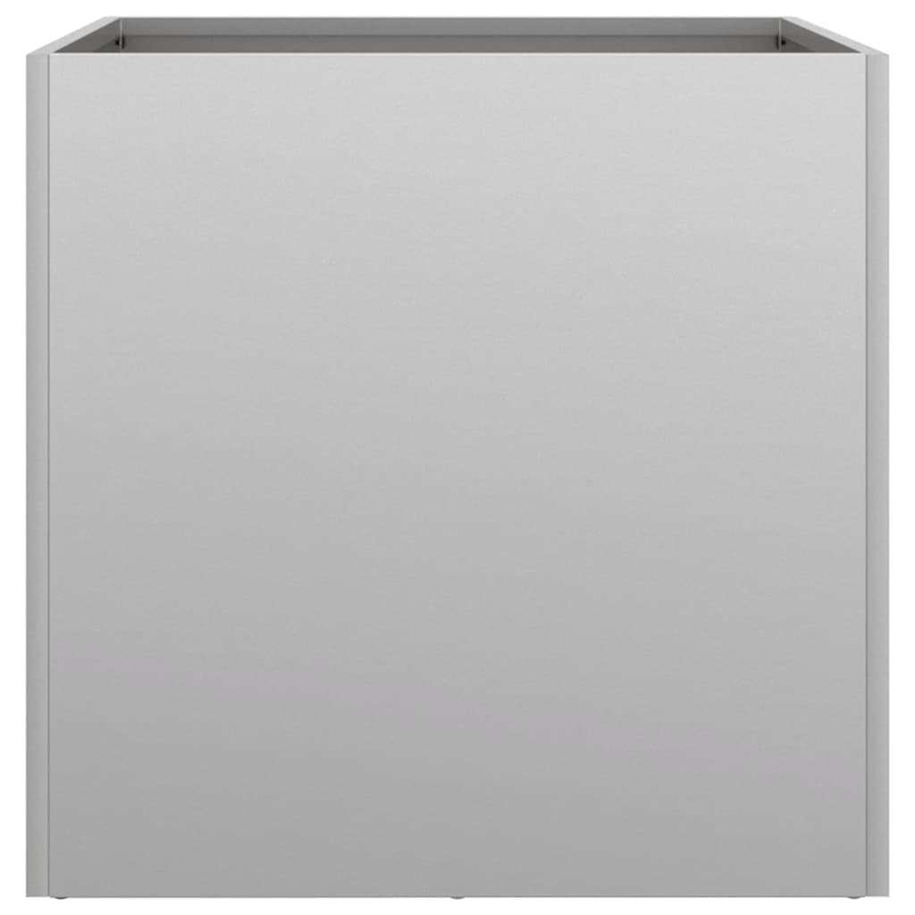 Fioriere 2pz Argento 42x40x39 cm in Acciaio Zincato 841558