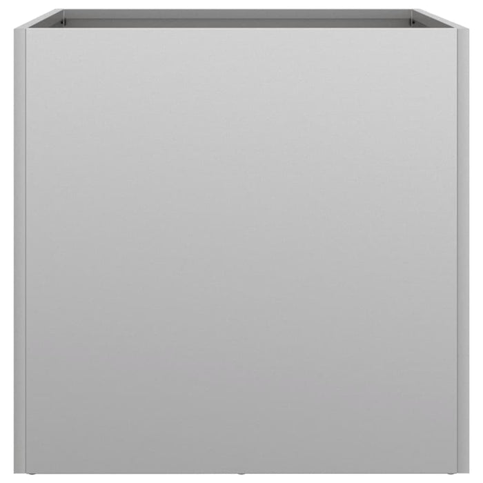 Fioriere 2pz Argento 42x40x39 cm in Acciaio Zincato 841558