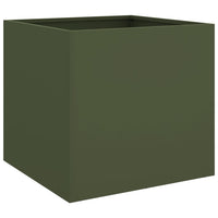 Fioriera Verde Oliva 49x47x46 cm in Acciaio 841565