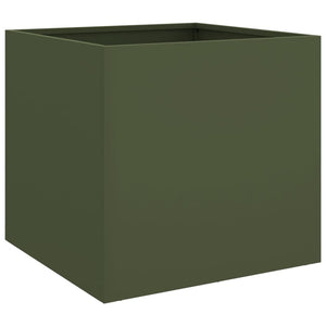 Fioriera Verde Oliva 49x47x46 cm in Acciaio 841565