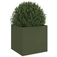 Fioriera Verde Oliva 49x47x46 cm in Acciaio 841565