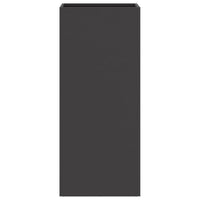 Fioriera Nera 32x29x75 cm in Acciaio 841571