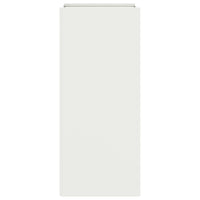 Fioriera-Vaso-Contenitore per Piante Bianca 32x29x75 cm in Acciaio