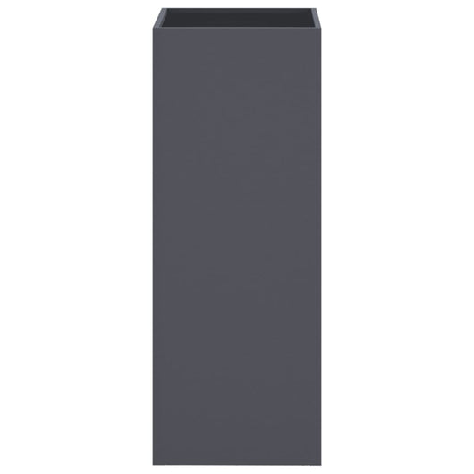 Fioriera aiuola rialzata vassoio piante fiori terrazza giardino 32 x 29 x 75 cm acciaio antracite 02_0037501