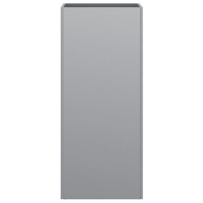 Vassoio per fioriera aiuola rialzata piante fiori terrazza giardino argento 32 x 29 x 75 cm acciaio zincato argento 02_0038062