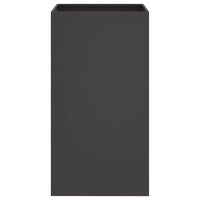 Fioriera Nera 42x38x75 cm in Acciaio 841577