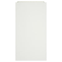 Fioriera-Vaso-Contenitore per Piante Bianca 42x38x75 cm in Acciaio