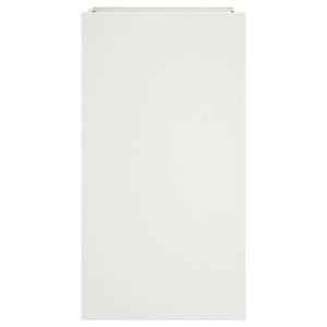 Fioriera-Vaso-Contenitore per Piante Bianca 42x38x75 cm in Acciaio